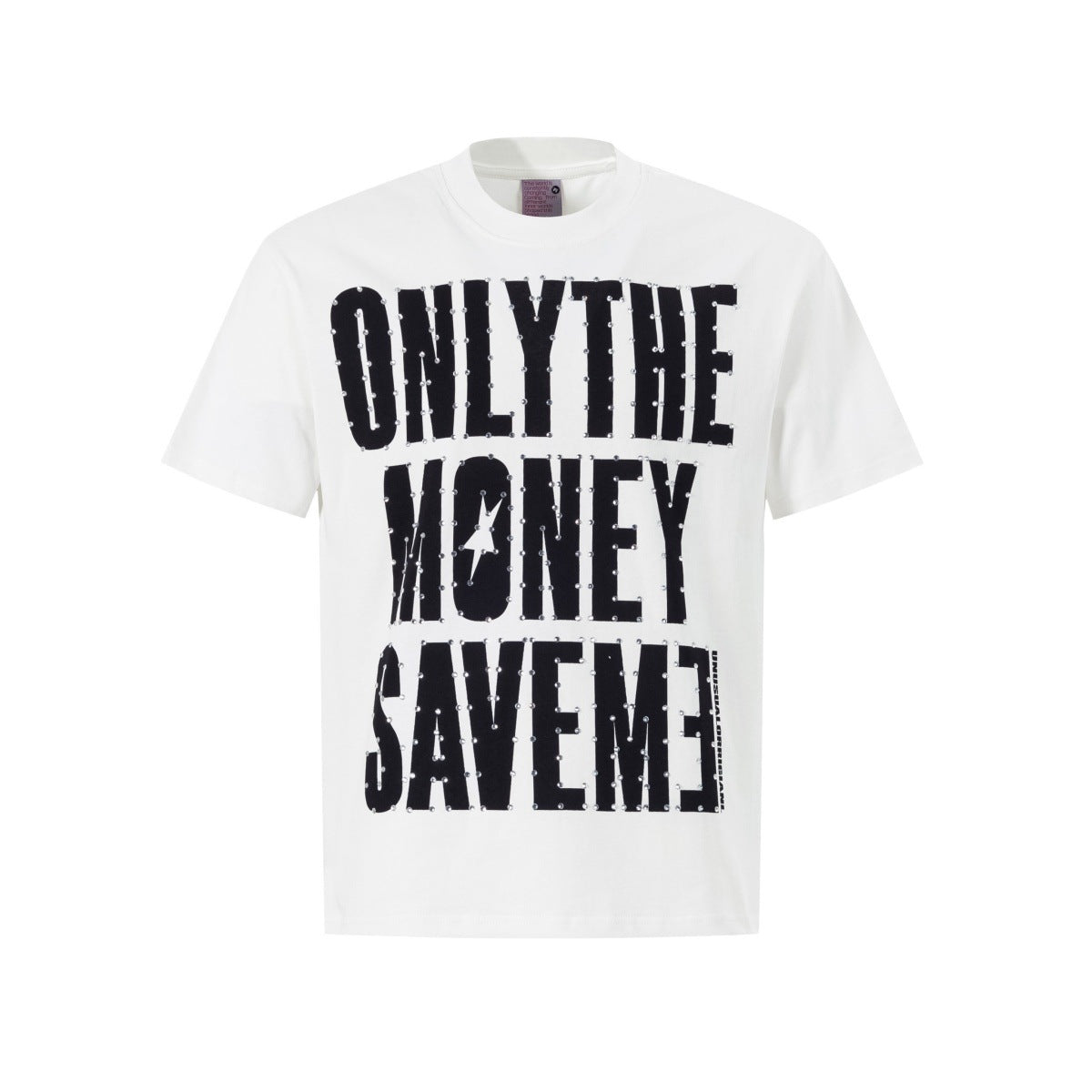 Letter printed short sleeved T-shirt