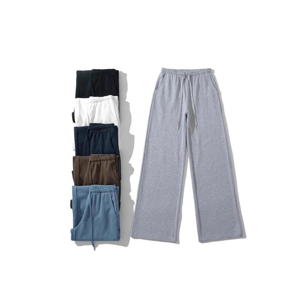 Wide leg casual sweatpants