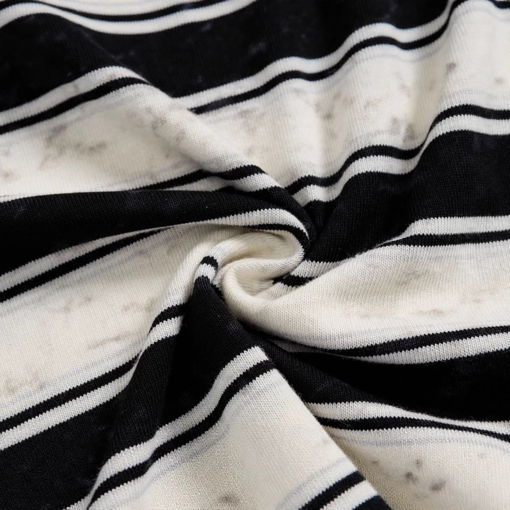 Flip collar printed T-shirt