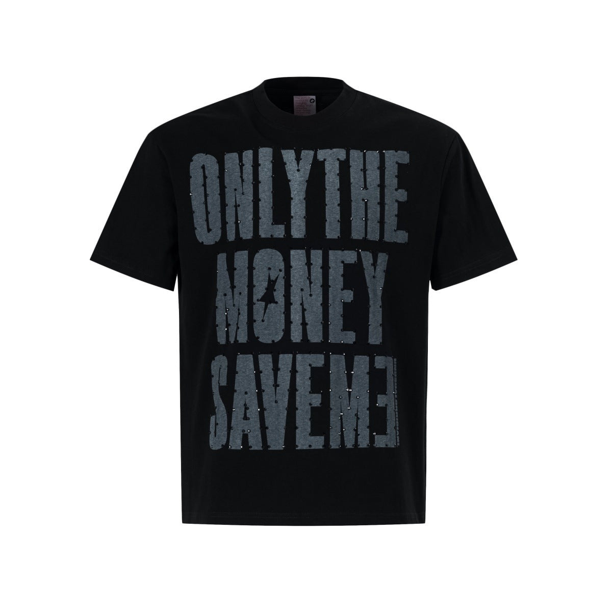 Letter printed short sleeved T-shirt