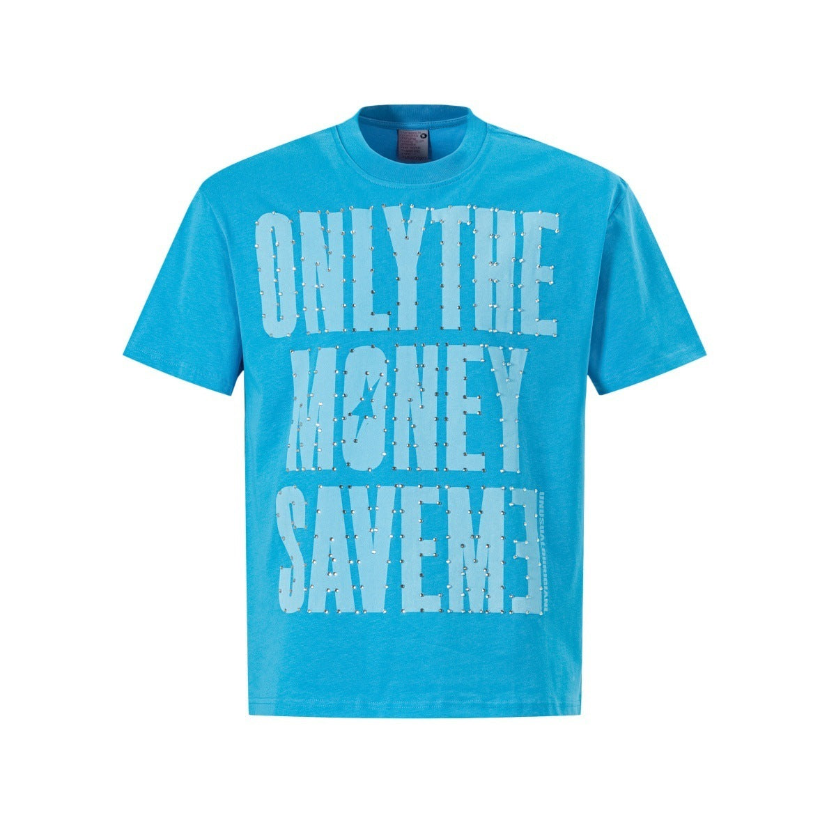 Letter printed short sleeved T-shirt