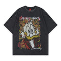 Cartoon Duck Printed Short Sleeve T-shirt